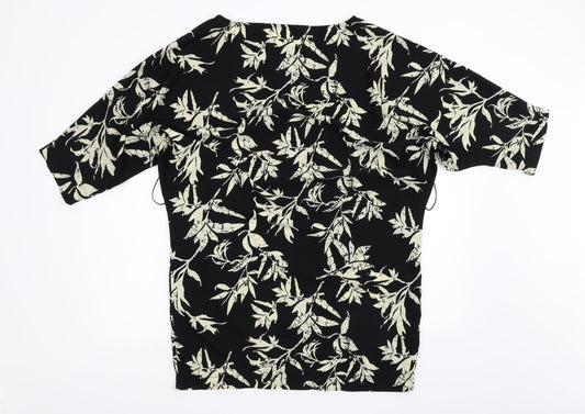 Primark Womens Black Floral Shift Size 14