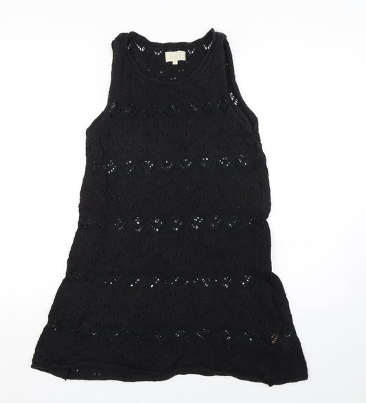 Not Shy Womens Black Tank Dress Size S