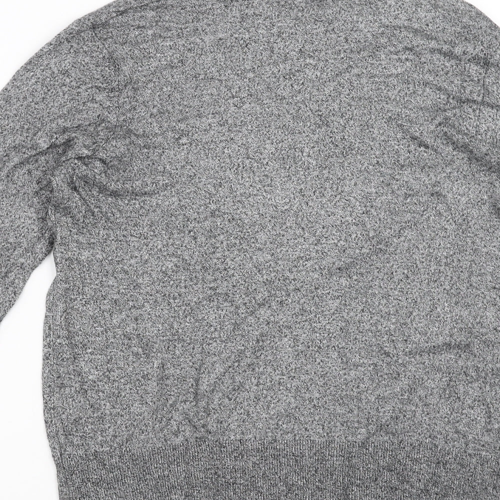 F&F Womens Grey Knit Pullover Jumper Size 12