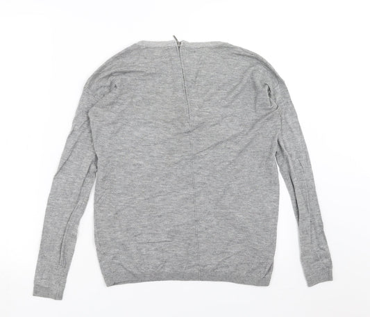 Womens UK Size 6 NEXT Grey Pullover Jumper