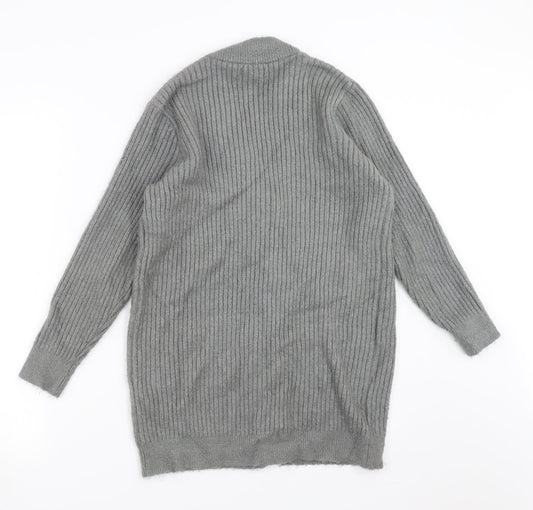 b.young Womens Grey Cardigan Jumper Size M