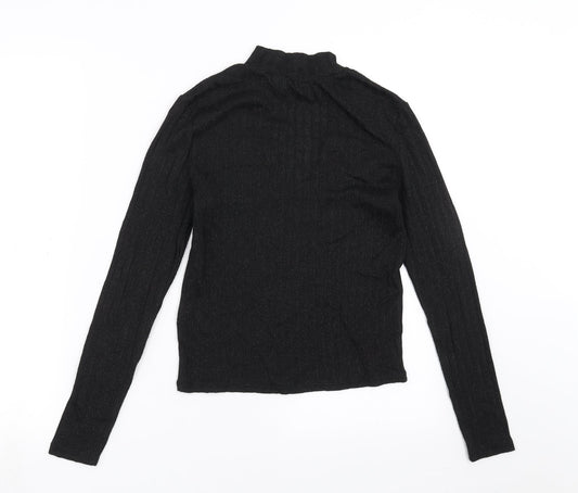 Divided by H&M Womens Black Basic Blouse Size S