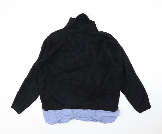 George Mens Black Pullover Jumper Size M