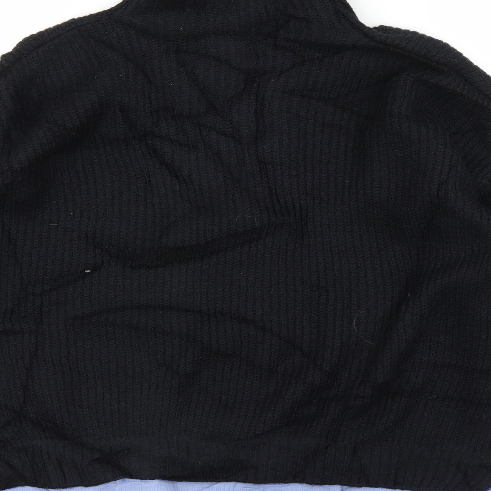 George Mens Black Pullover Jumper Size M