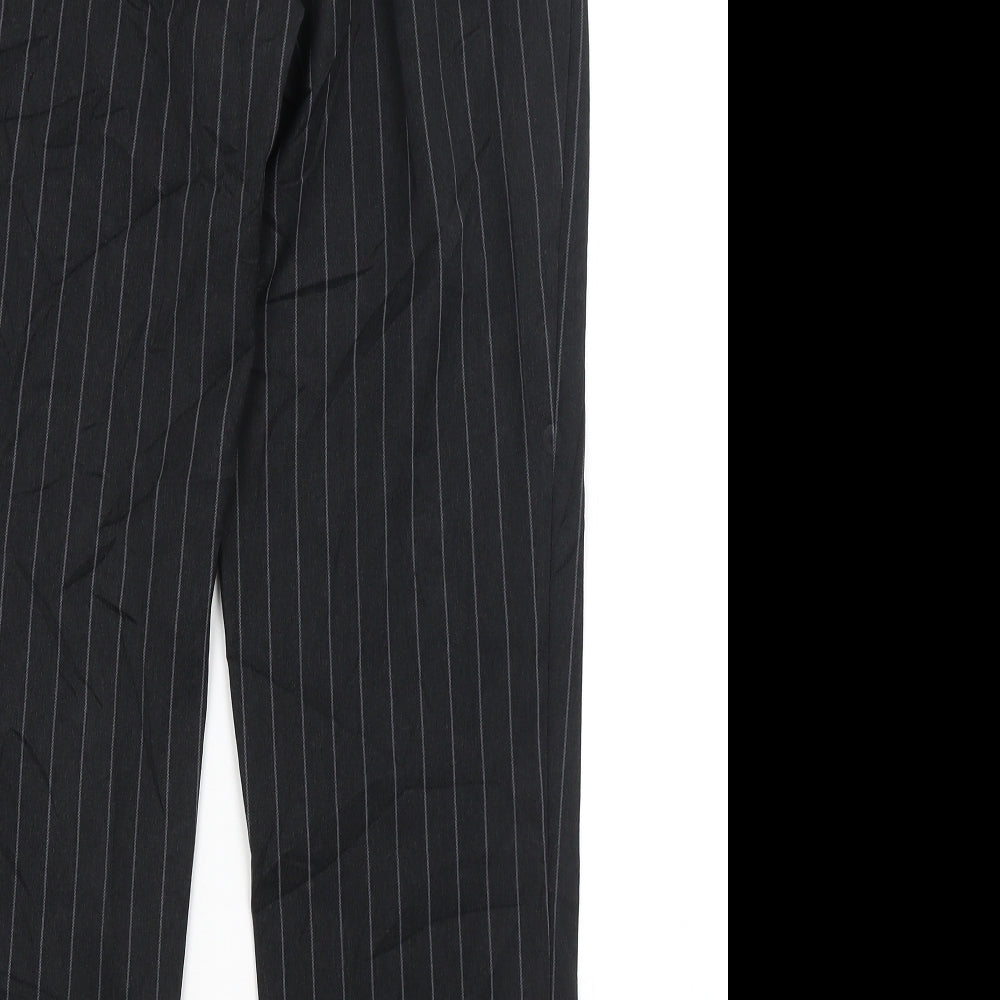 Womens UK Size 8 ASOS Regular Fit Black Trousers