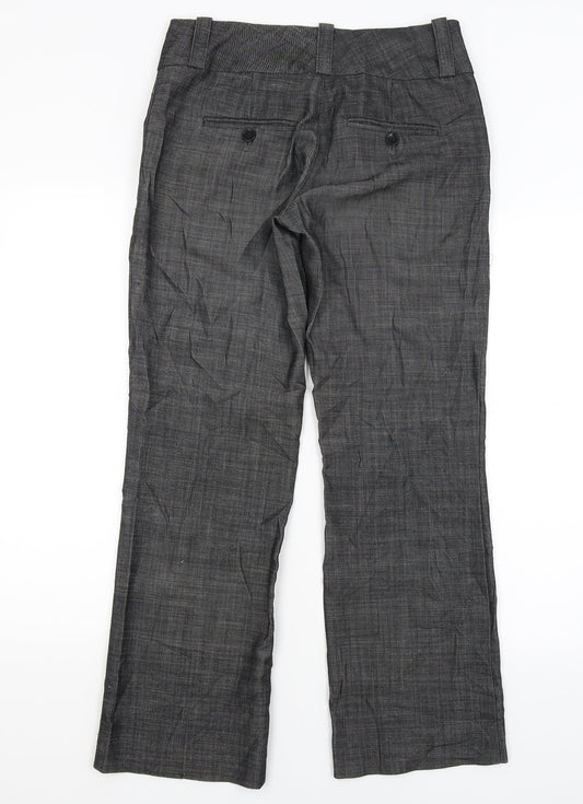 Monsoon Womens Grey Dress Pants Trousers Size 8 L29 in