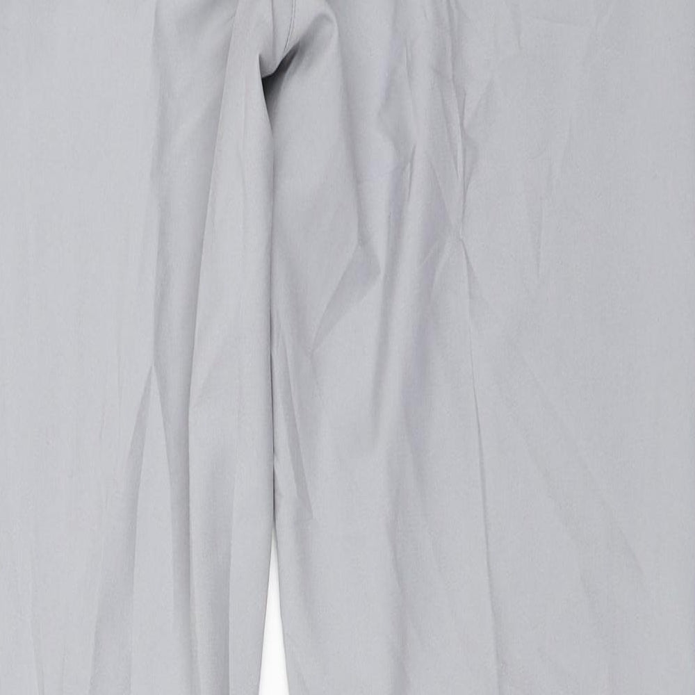 Lesmart Womens Grey Trousers Size 10 L32 in