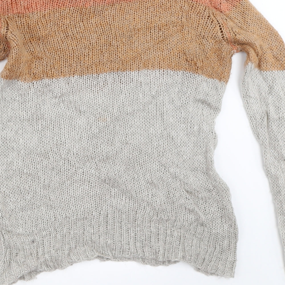 Womens UK Size 10 Dorothy Perkins Grey Pullover Jumper