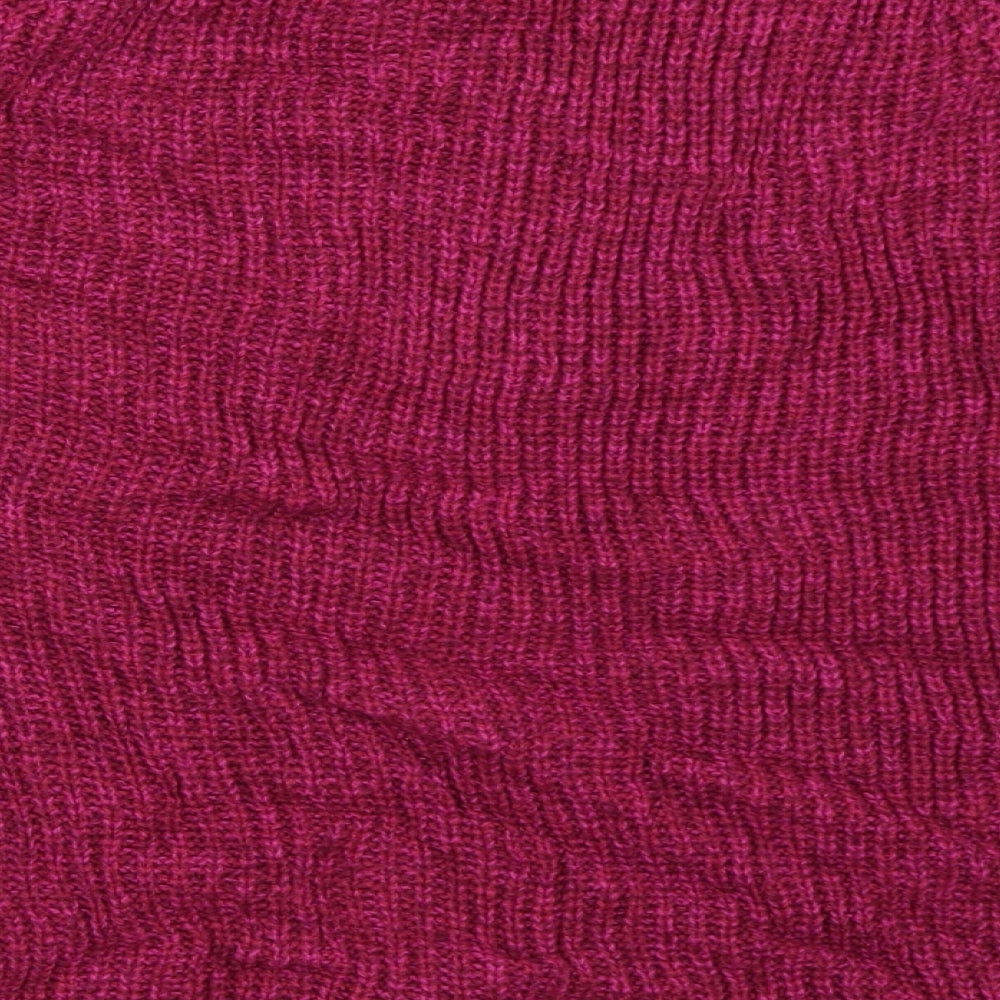 Womens UK Size 12 F&F Pink Pullover Jumper