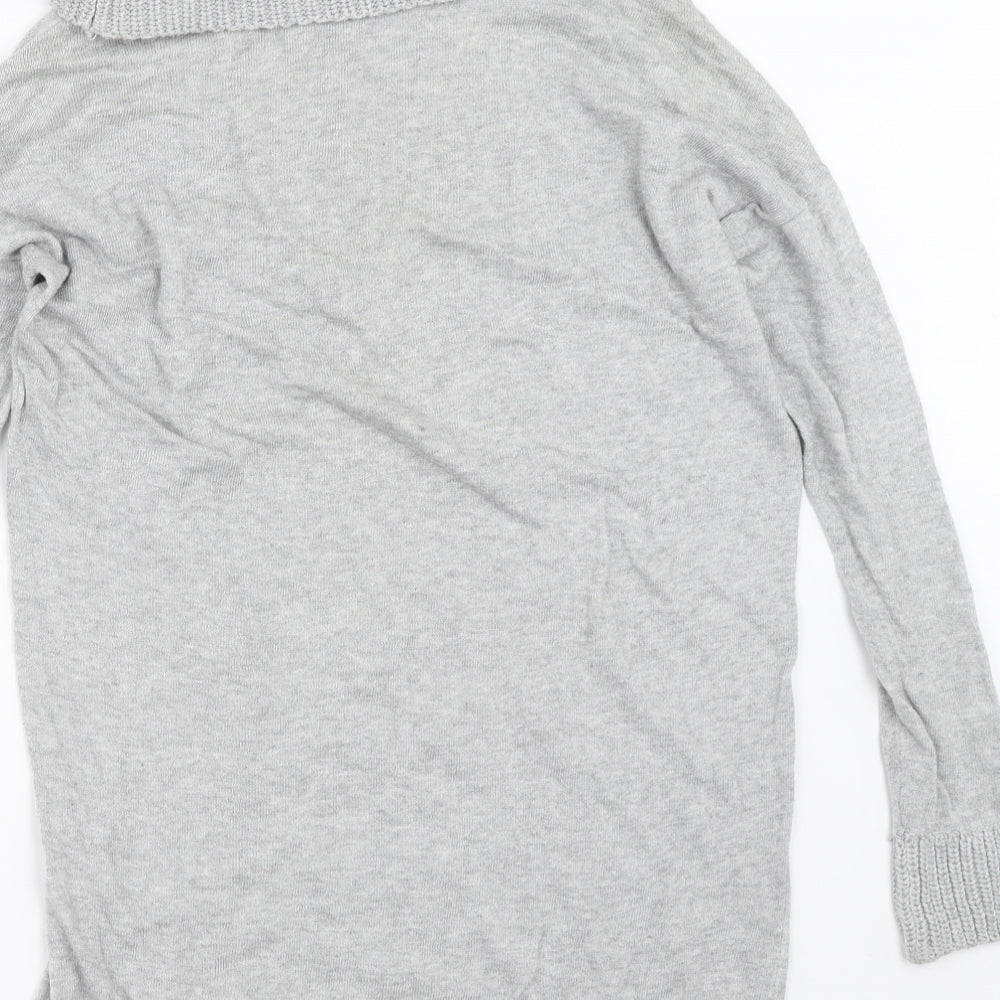 Womens UK Size XS Only Grey Pullover Jumper