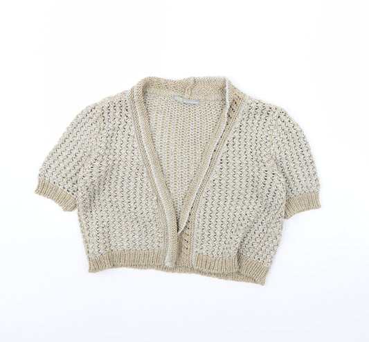 m&s Womens Gold Jacket Size 12