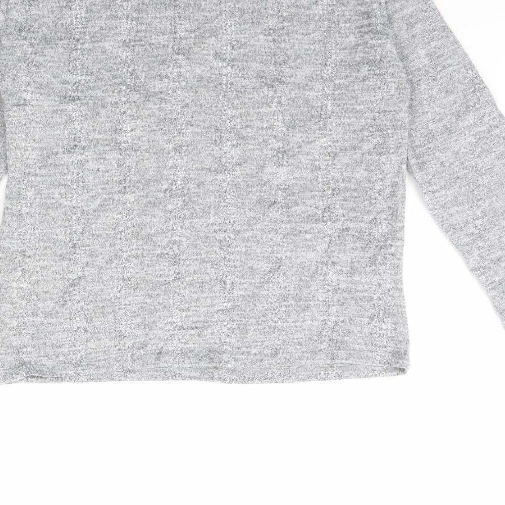 I Love Girls Wear Girls Grey Pullover Jumper Size 11 Years - Unicorn