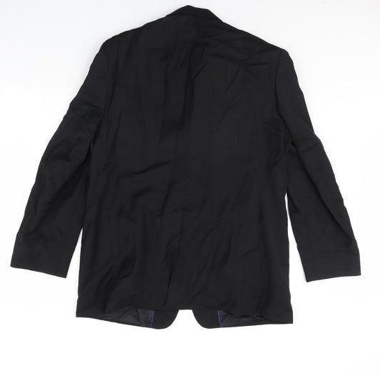 Mens UK Size 40 Preworn Black Jacket