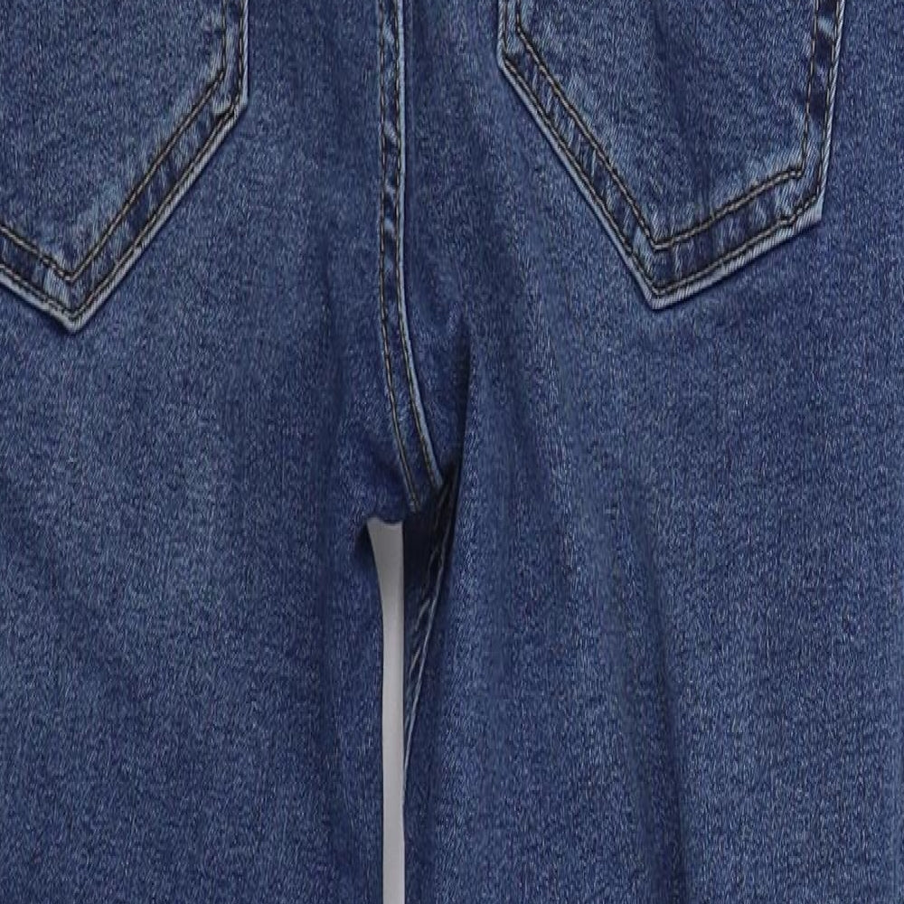 Topshop Womens Blue Denim Skinny Jeans Size 10 L26 in