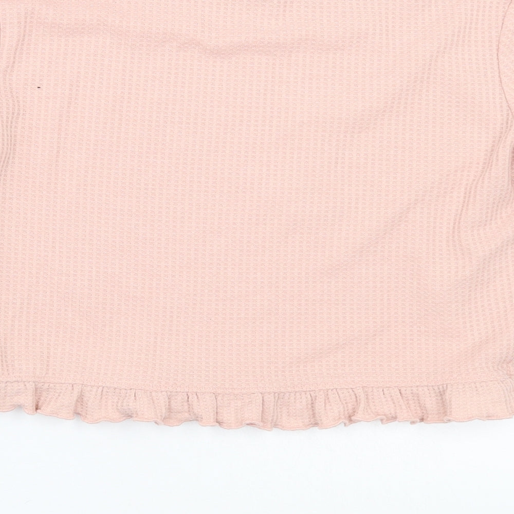 Womens UK Size 6 ASOS Pink Basic T-Shirt
