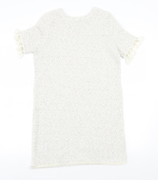 River Island Womens White A-Line Size 6