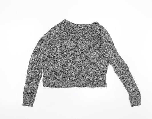 Womens UK Size XS Divided Grey Pullover Jumper