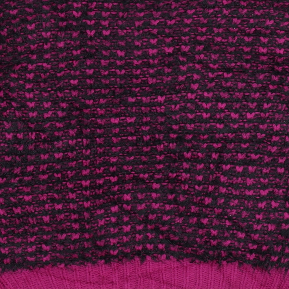George Womens Pink Knit Pullover Jumper Size 10