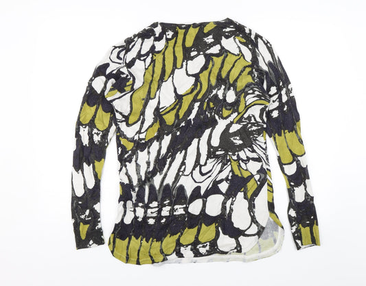 M&S Womens Green Tunic Blouse Size 8