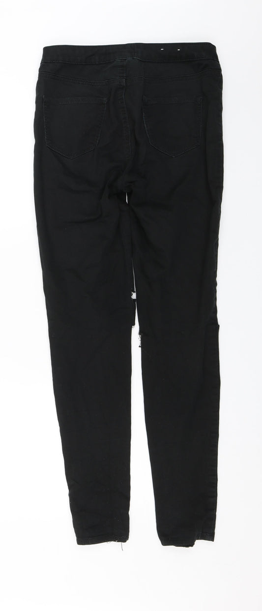 New Look Womens Black Denim Skinny Jeans Size 10 L26 in