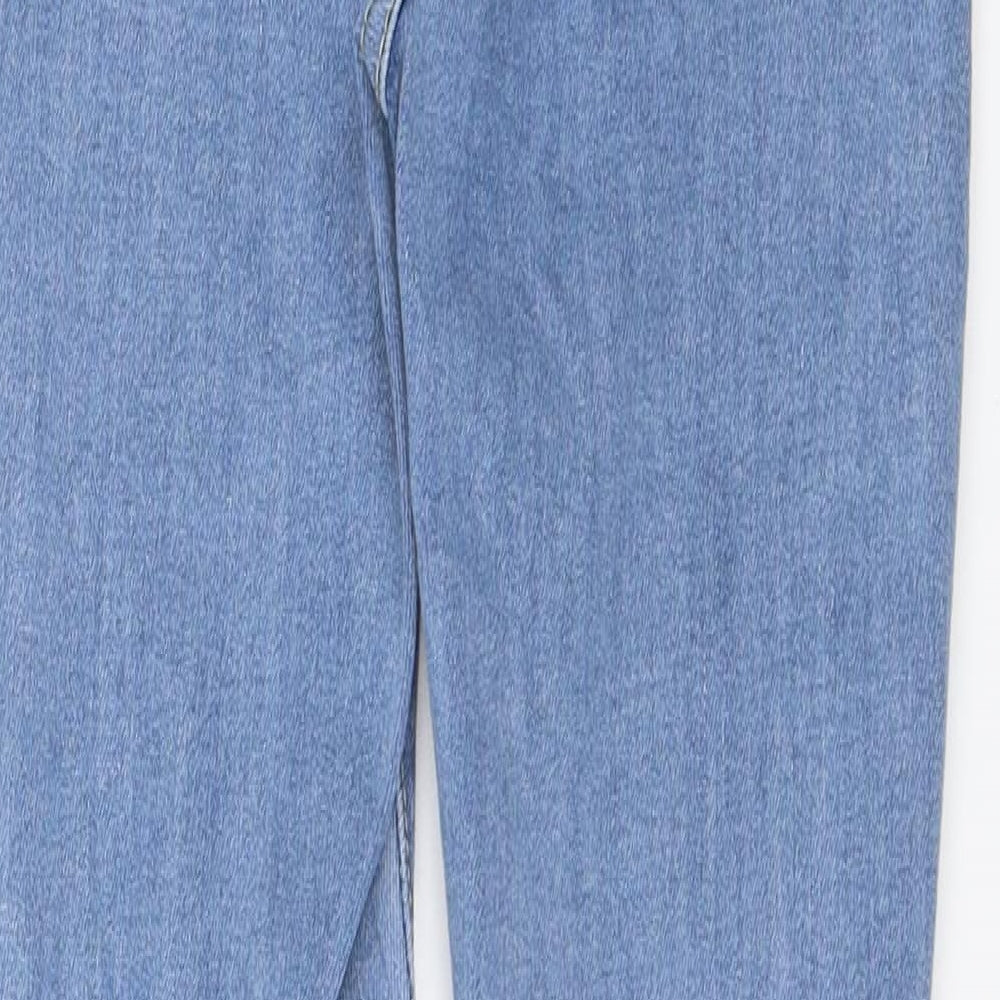 PRETTYLITTLETHING Womens Blue Denim Skinny Jeans Size 4 L27 in