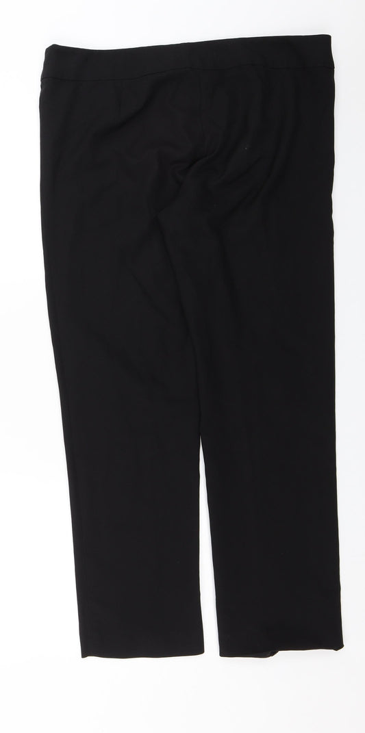 George Womens Black Dress Pants Trousers Size 38 in L26 in