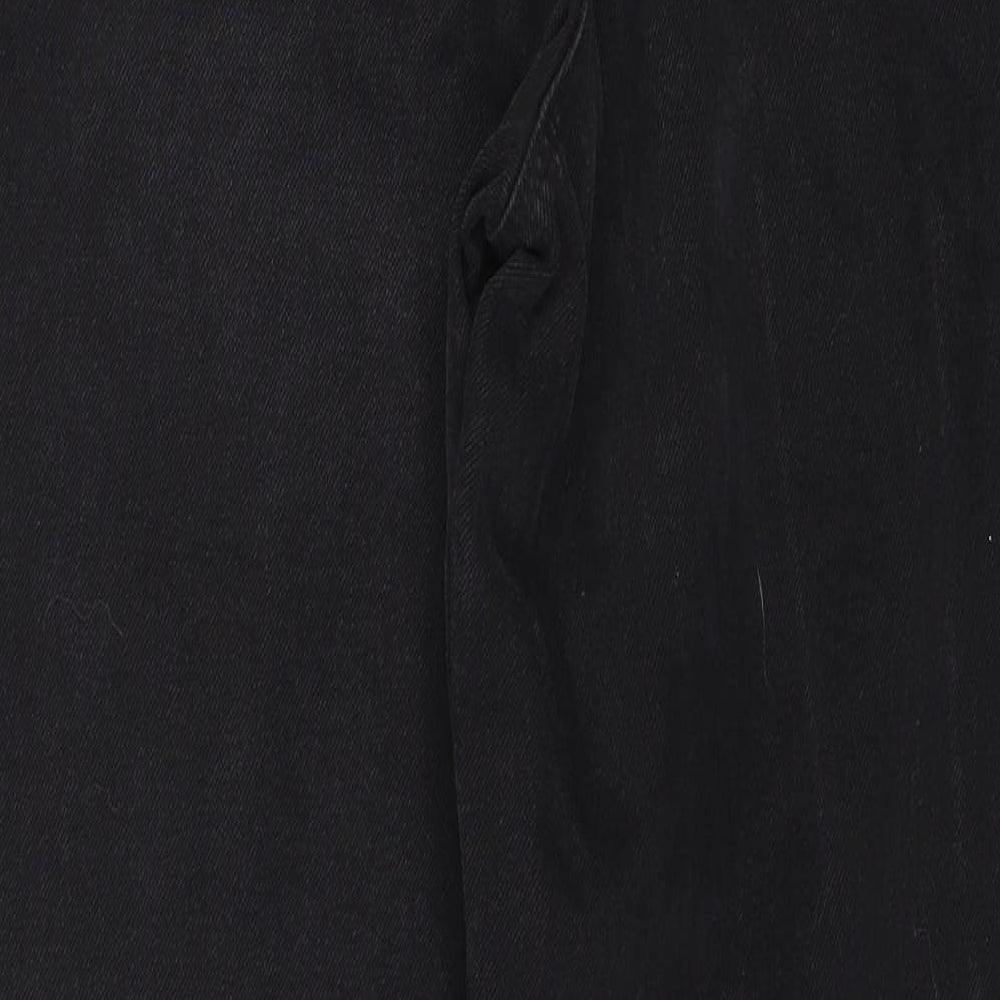 COLLUSION Womens Black  Denim Mom Jeans Size 28 in L27 in