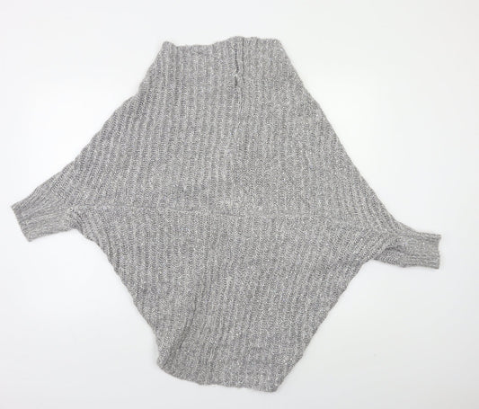 Womens UK Size S Oasis Grey Cardigan Jumper