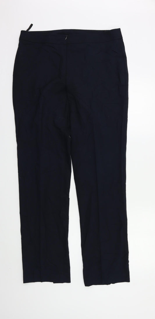 Womens UK Size 16 Mexx Regular Fit Dress Pants Black Trousers