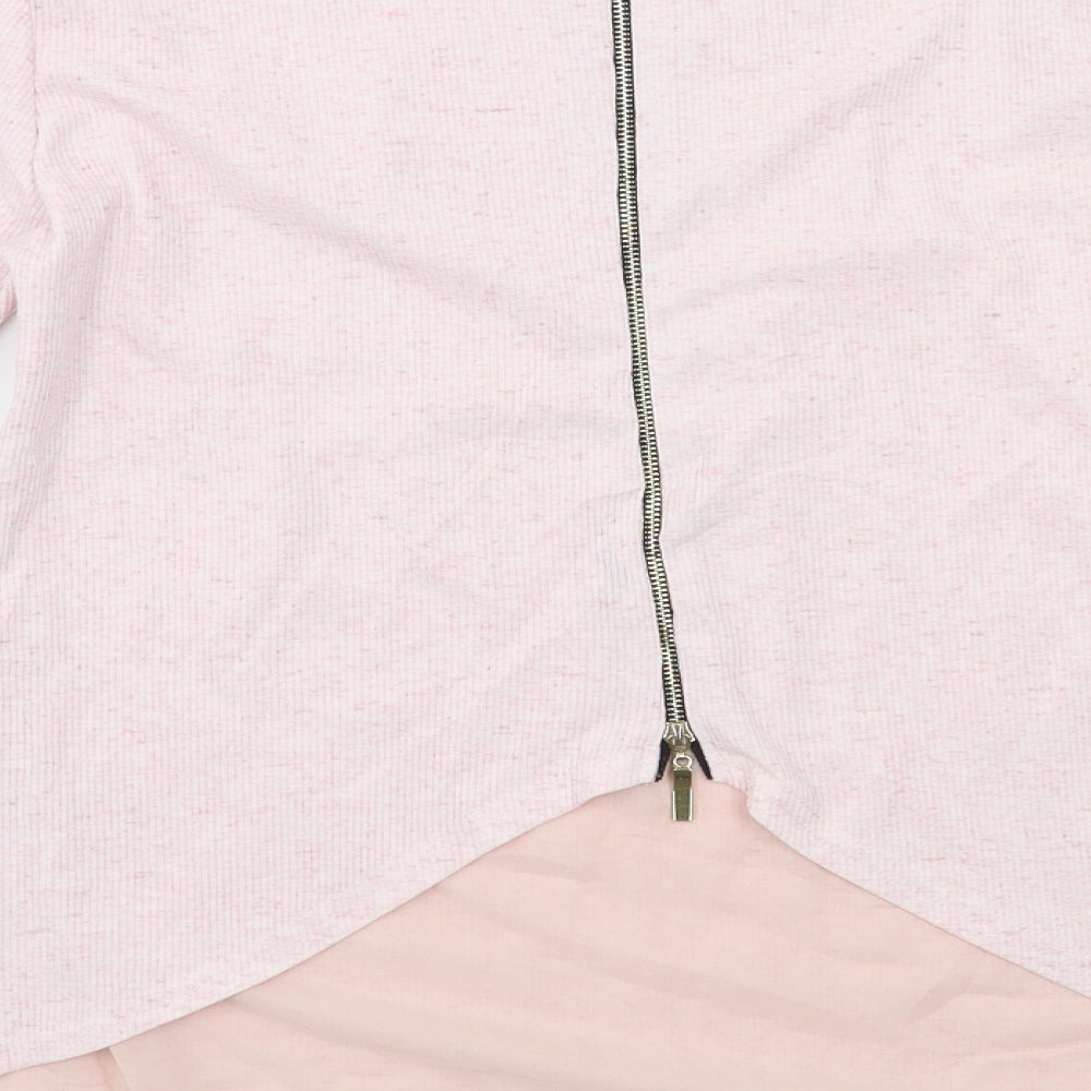 Ayanapa Womens Pink Pullover Jumper Size M