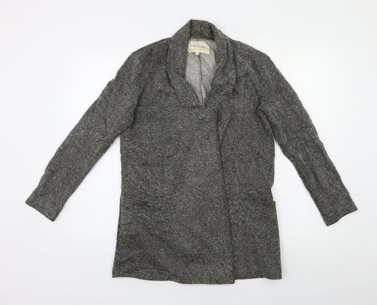 Womens UK Size 8 River Island Grey Overcoat