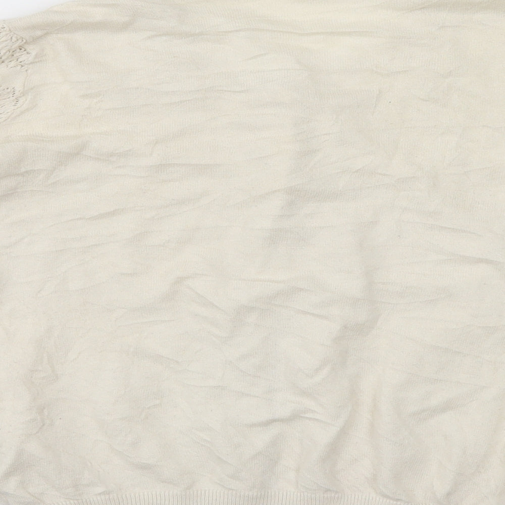 Atmosphere Womens White Cardigan Jumper Size 10