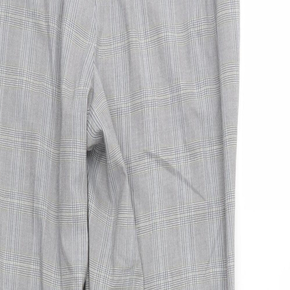 Womens UK Size 12 Marks and Spencer Regular Fit Grey Trousers