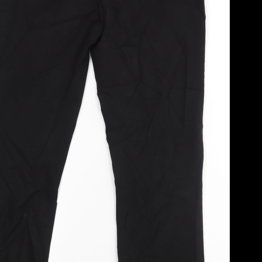 Womens UK Size 12 Dorothy Perkins Regular Fit Black Trousers