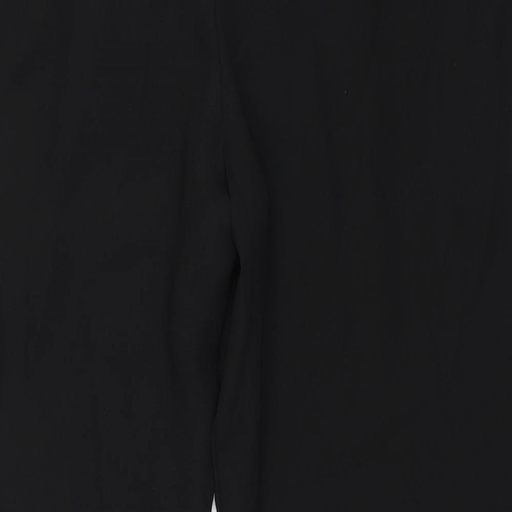 Double TWO Womens Black Dress Pants Trousers Size 16 L25 in