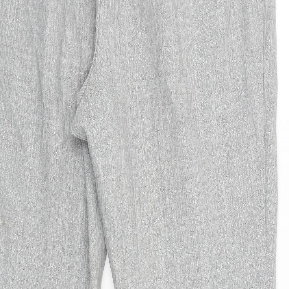 Classic Womens Grey Jegging Trousers Size 18 L26 in