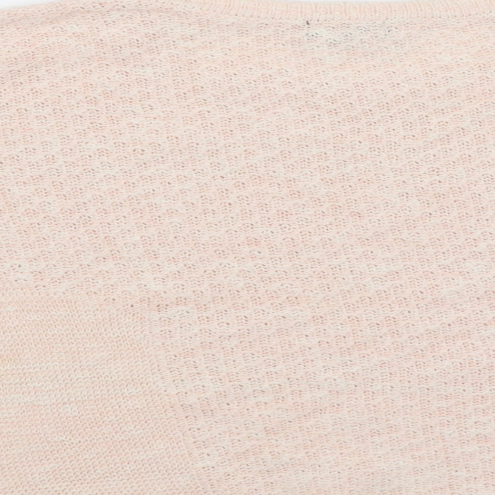Womens UK Size 6 Topshop Pink Pullover Jumper