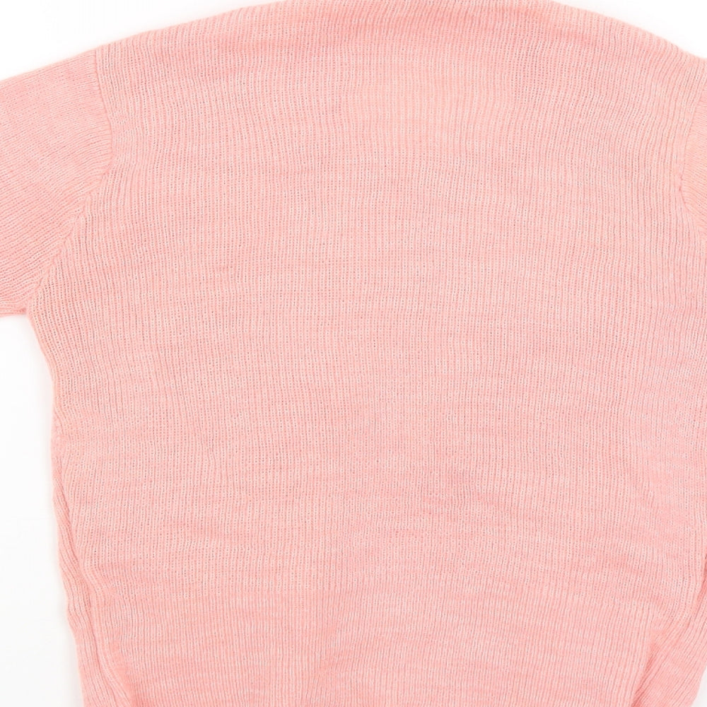 Womens UK Size 16 Preworn Pink Pullover Jumper