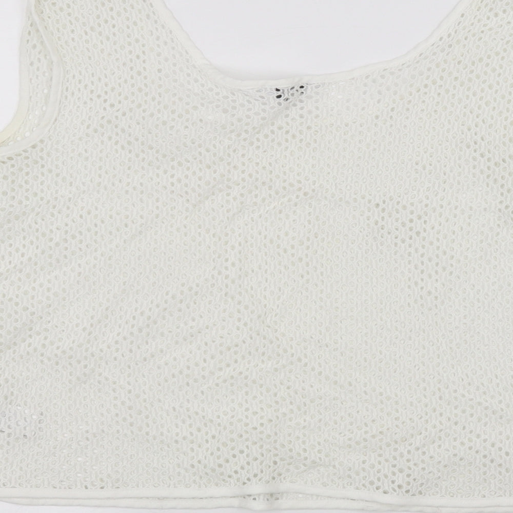 Womens UK Size 12 NEXT White Basic T-Shirt