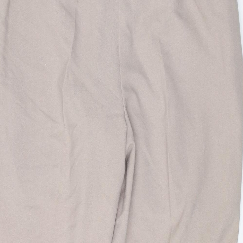ELVI Womens Beige Trousers Size 35 in L30 in