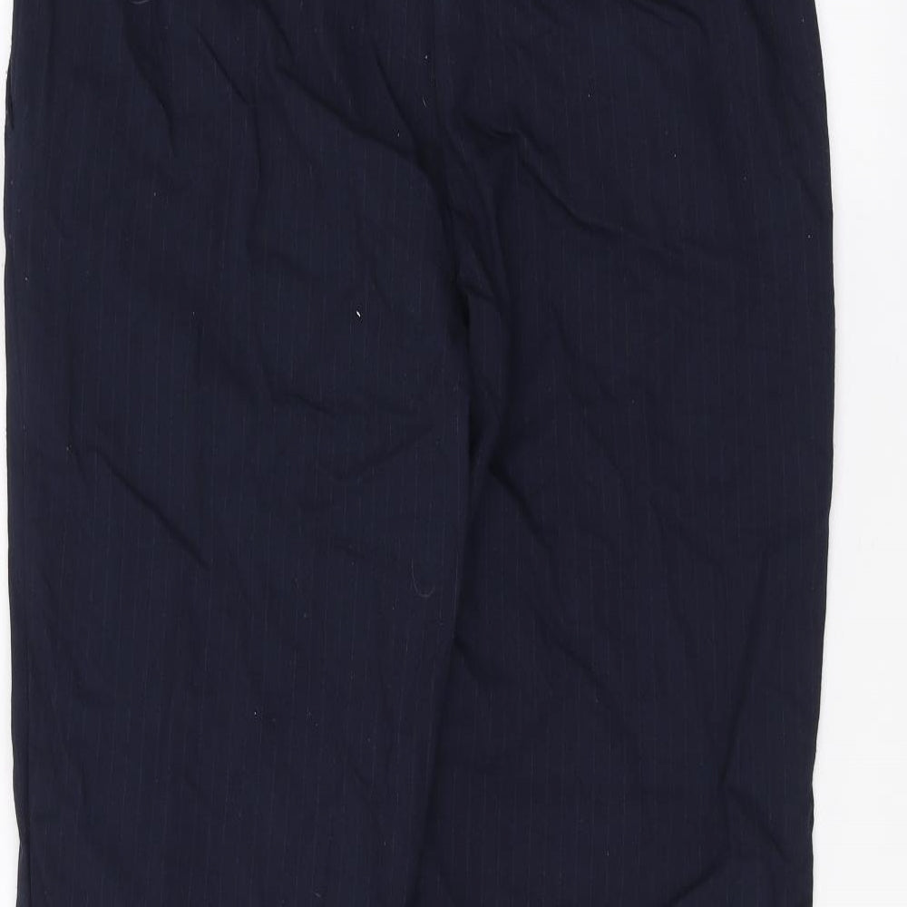 Womens UK Size 14 Marks and Spencer Regular Fit Blue Trousers
