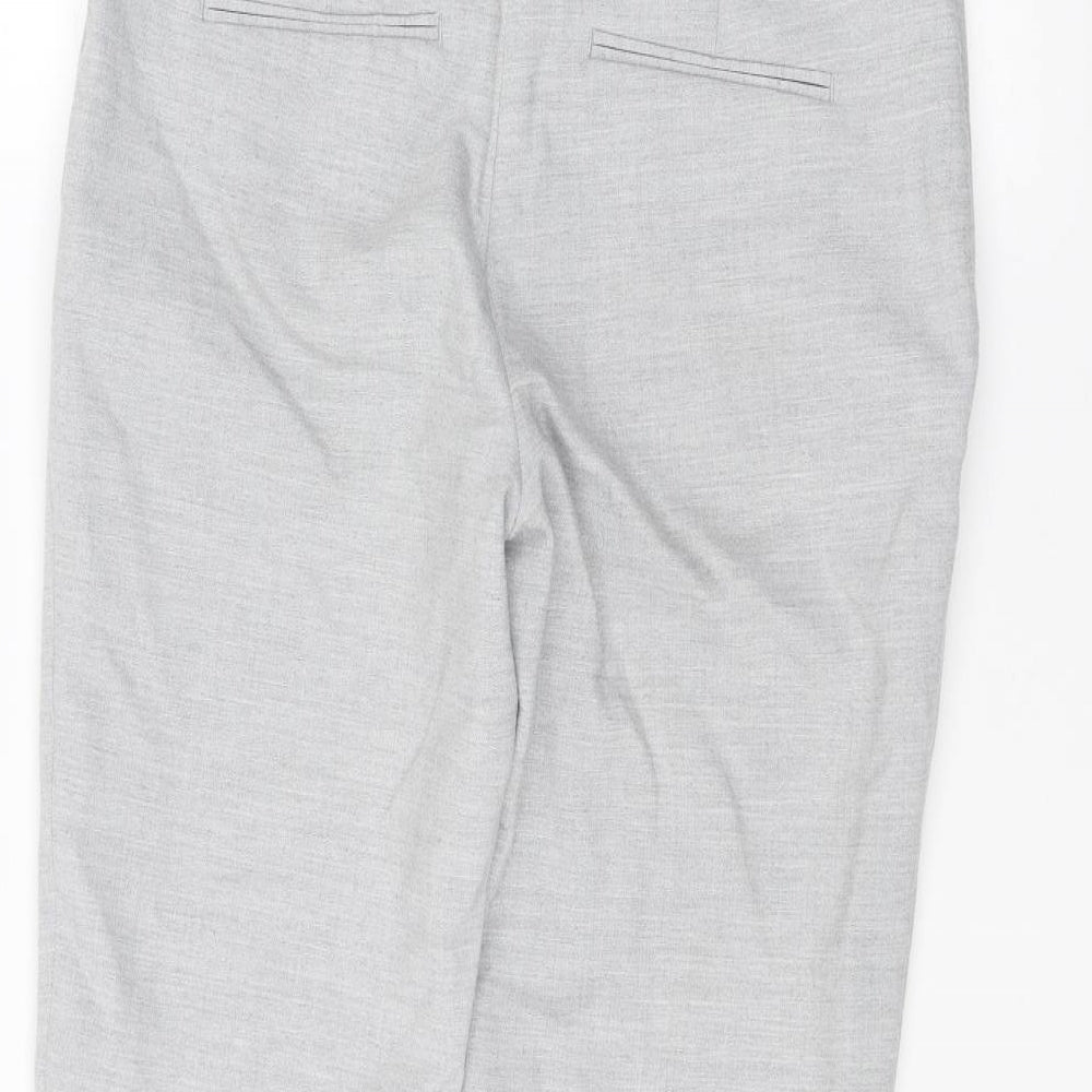 Womens UK Size 10 H&M Regular Fit Grey Trousers