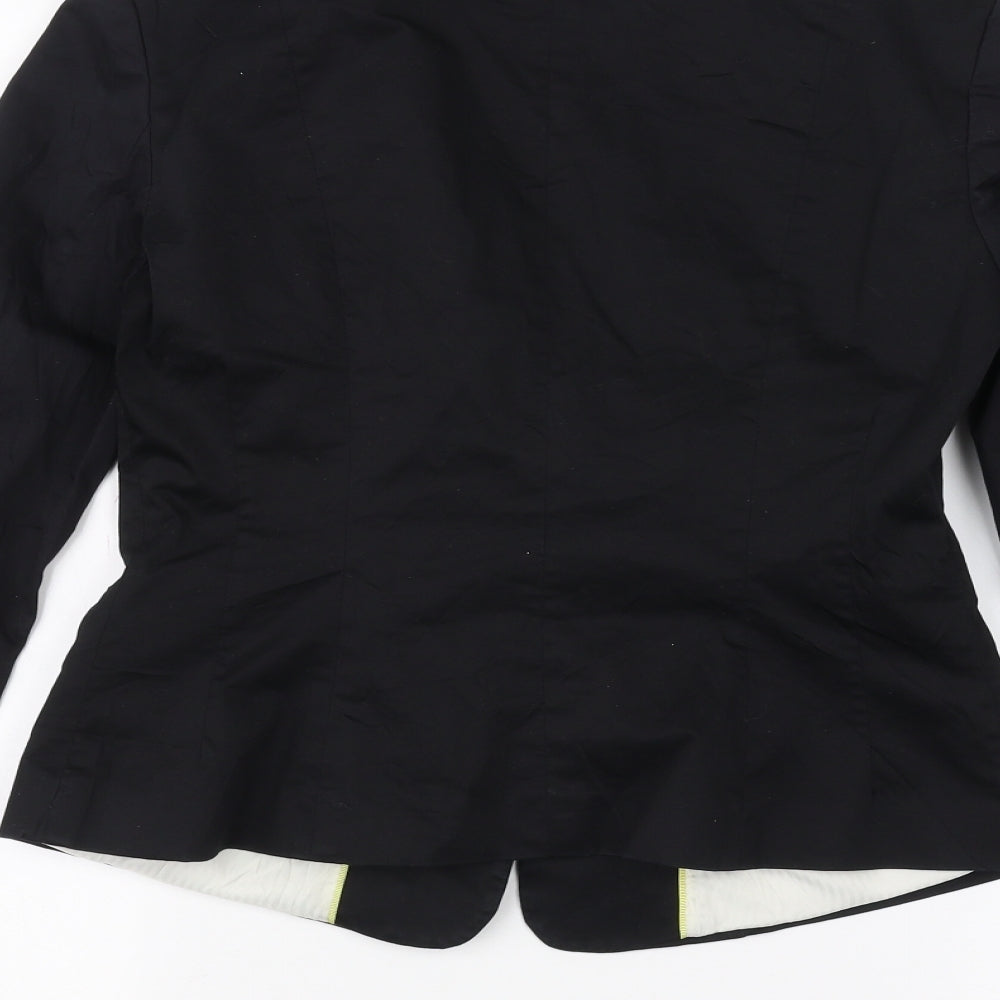 Womens UK Size 8 H&M Black Jacket