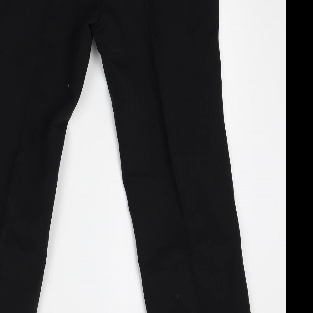 Helanca Womens Black Trousers Size L L30 in - running, foot loop