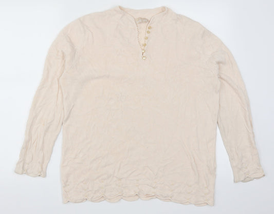 Womens UK Size 18 Daxon Pink Pullover Jumper