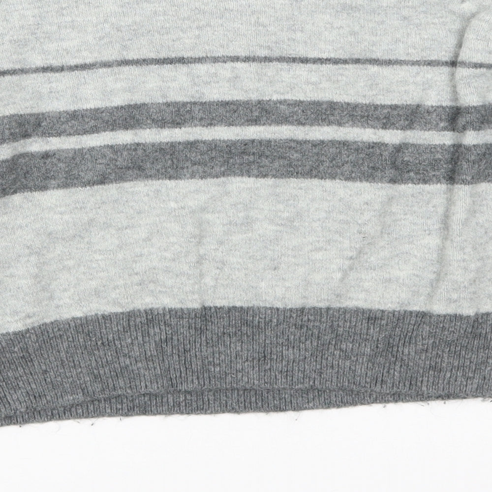 Womens UK Size 10 Topshop Grey Pullover Jumper