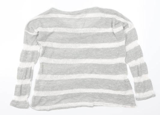 Womens UK Size 12 Atmosphere Grey Pullover Jumper