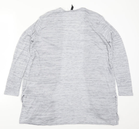 Womens UK Size M H&M Grey Cardigan Jumper