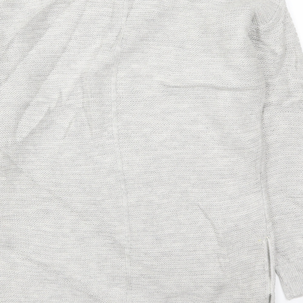 Womens UK Size S Peacocks Grey Pullover Jumper