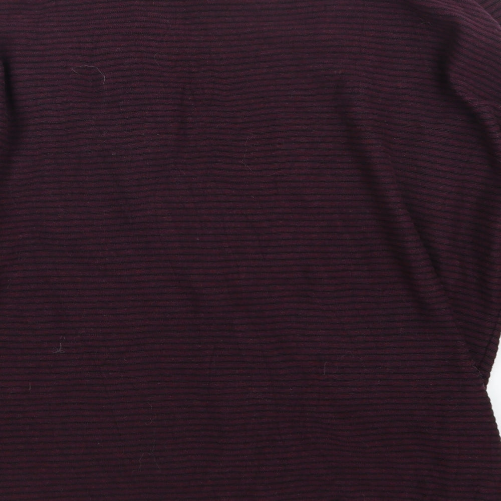 Cedar Wood State Mens Purple Knit Pullover Jumper Size XL